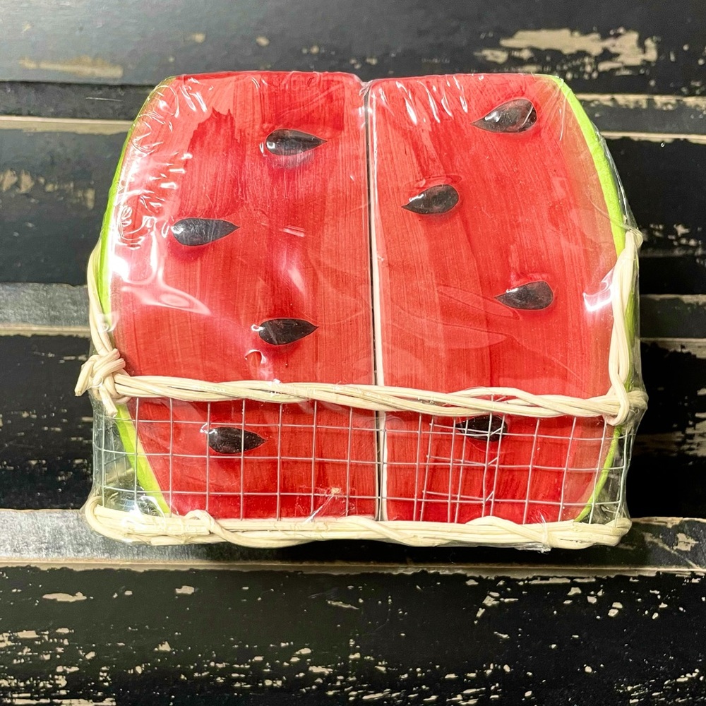 Watermelon Salt & Pepper Set